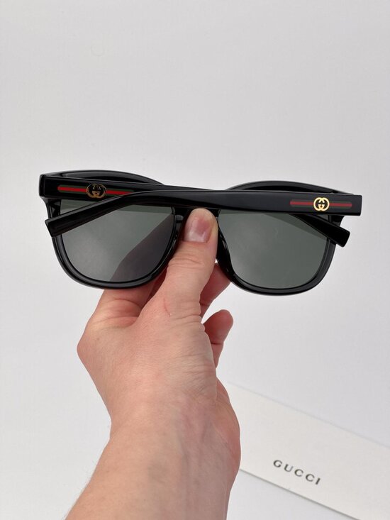 Gucci GG1984SK 001 Square Sunglasses – Black/Grey | Unisex Designer Sunglasses main image 7